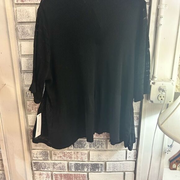 Notation Ladies Size 2x Black Cardigan - Picture 7 of 7